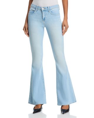 Taney Low Rise Sneaker Flared Jeans in Normandie