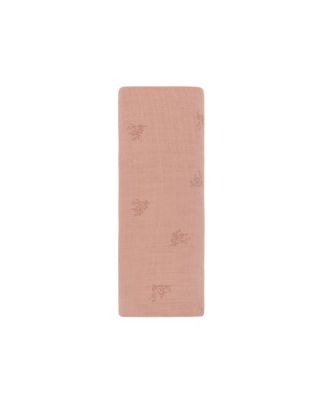 Unisex Velour Leaf Pattern Collection Muslin Swaddle -Baby