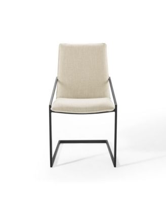 Pitch Upholstered Fabric Dining Armchair