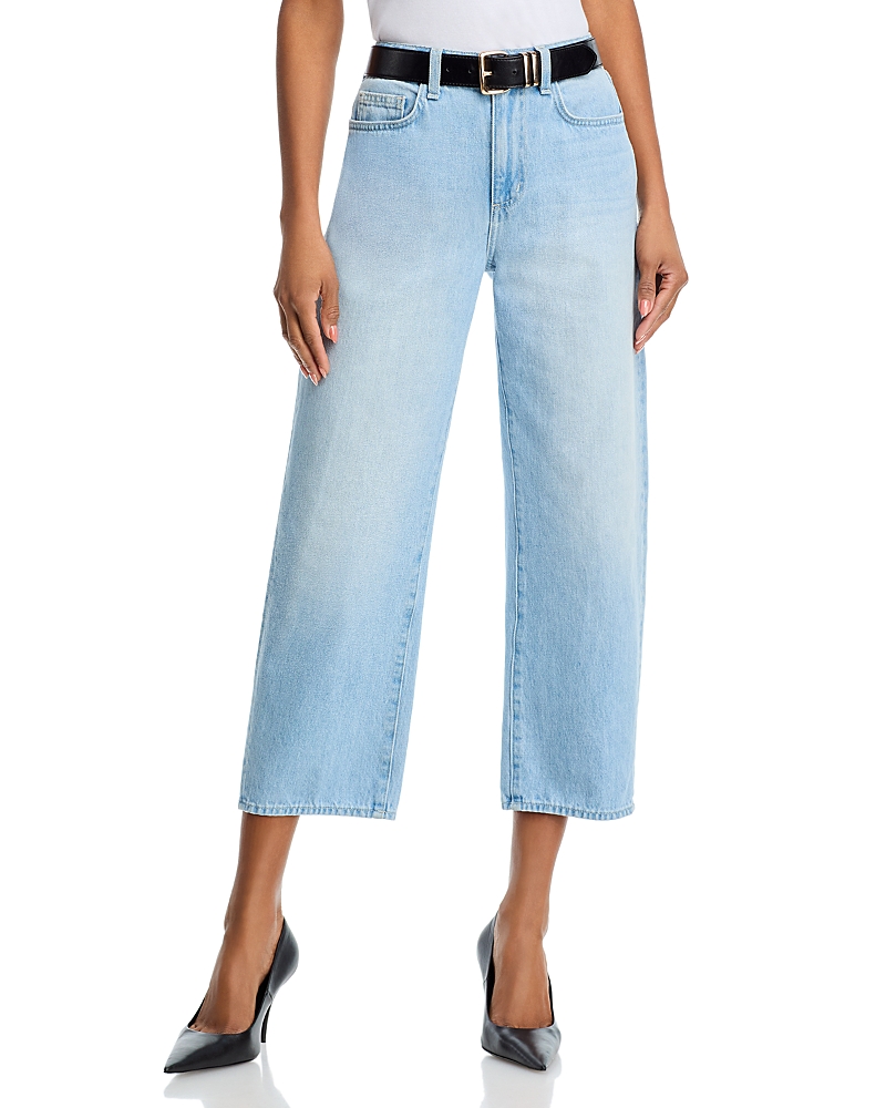 L'Agence Mallis High Rise Bow Leg Jeans in Brea