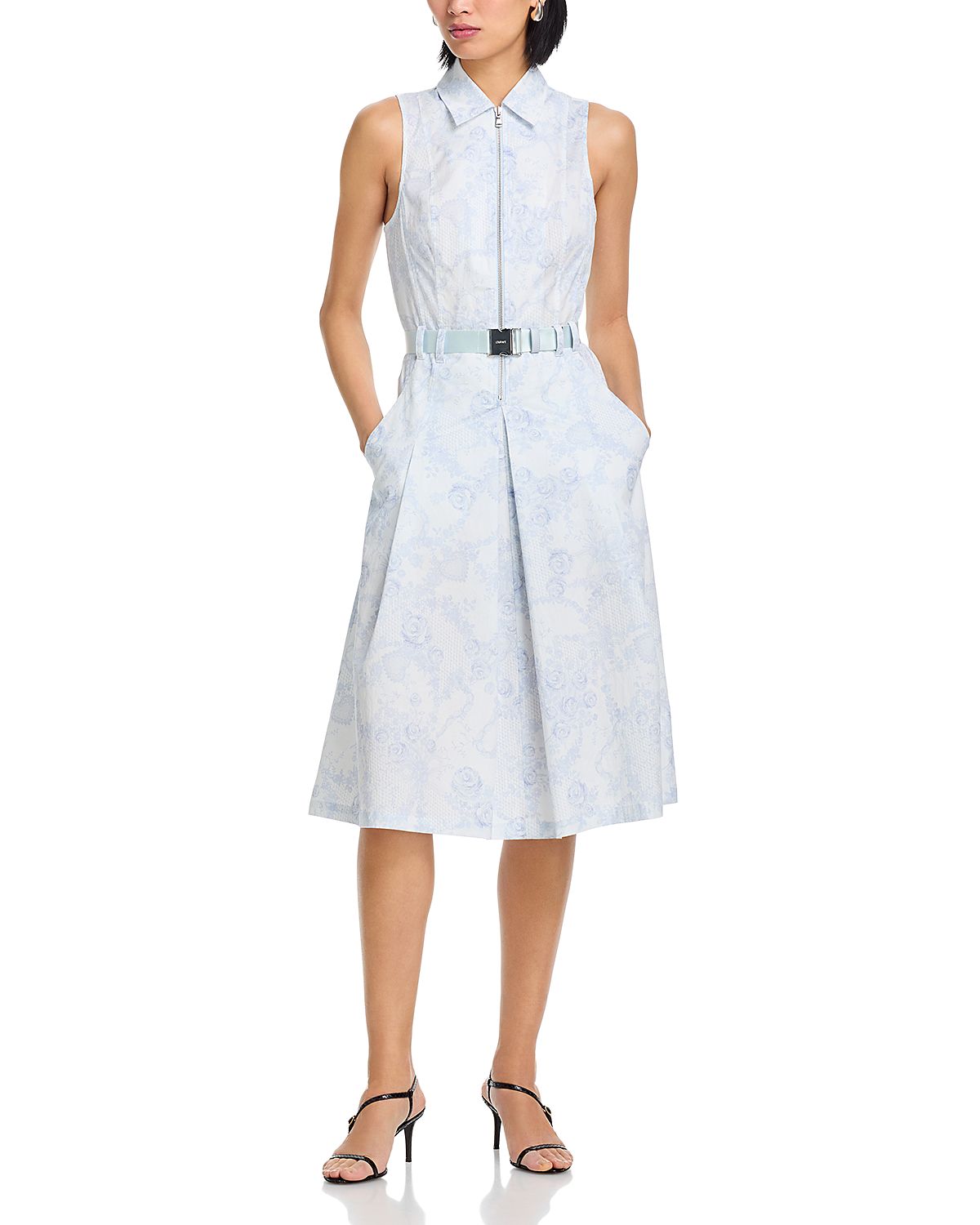 L'Agence Kylo Belted Shirt Dress