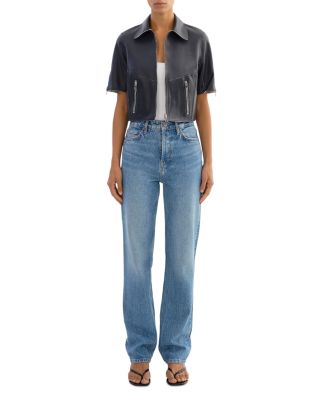 Sevana Reversible Leather Jacket