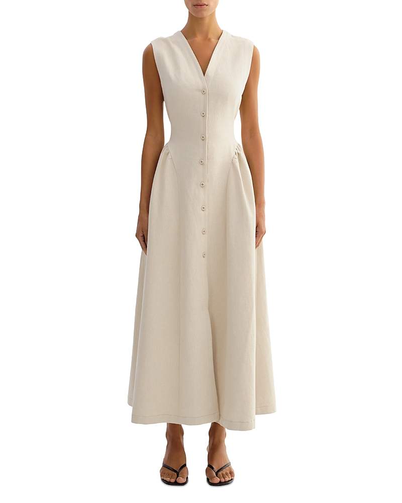 Lamarque Linen Twill Dress