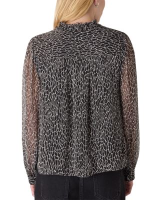 Dragonfly Print Blouse