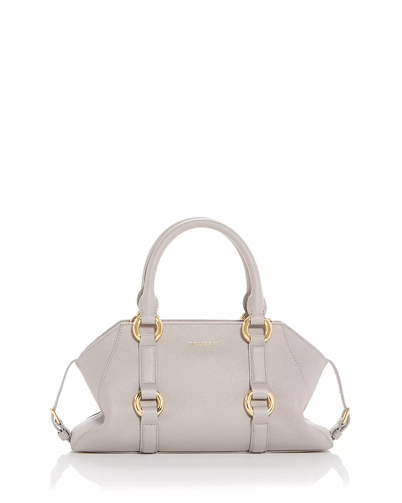 McQueen Farringdon Small Leather Top Handle Bag