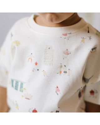 Unisex Dropped Shoulder Tee - Little Kid