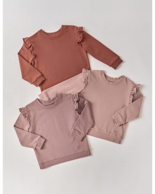 Unisex French Terry Ruffled Sweatshirt - Toddler