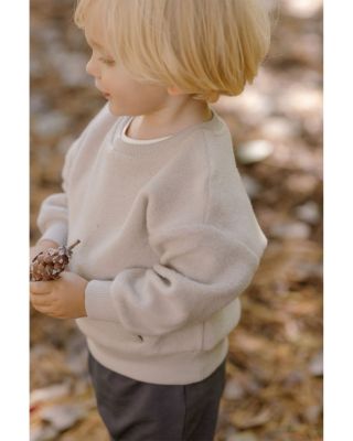 Unisex Teddy Fleece Dropped Shoulder Sweatshirt - Baby