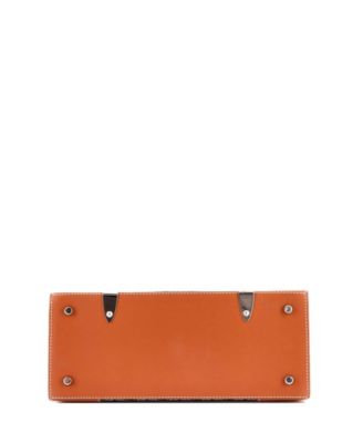  PM Saigon Top Handle Bag Coated Canvas with Leather