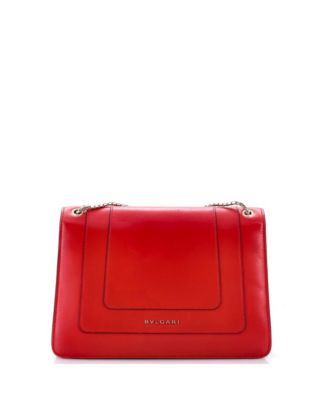  Medium Serpenti Forever Square Shoulder Bag Leather