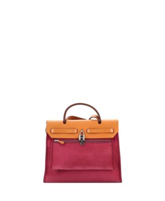 31 Herbag Zip Leather and Toile