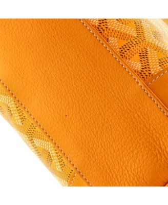  Mini Saigon Top Handle Bag Coated Canvas with Leather