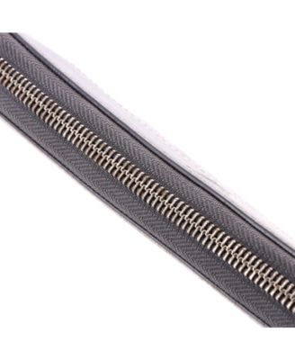   Matignon Zip Wallet Coated Canvas with Leather