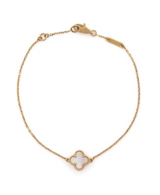  Sweet Alhambra Bracelet 18K Gold and Mother of Pearl