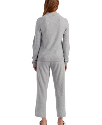  Women's Wool Cashmere Polo Sweater