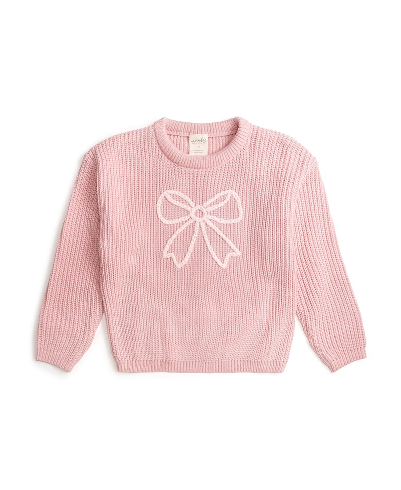 Sweet Wink Girls' Coquette Bow Knit Sweater - Little Kid, Big Kid