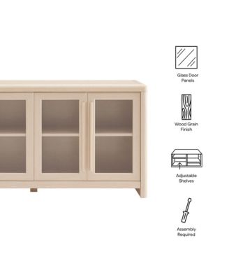  Evren 4-Door Sideboard Storage Display Cabinet