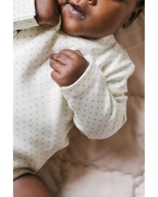 Unisex Long Sleeved Printed Kimono One Piece Bodysuit - Baby