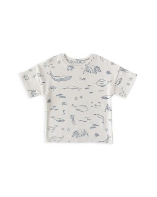 Unisex Life Aquatic Print Tee - Little Kid