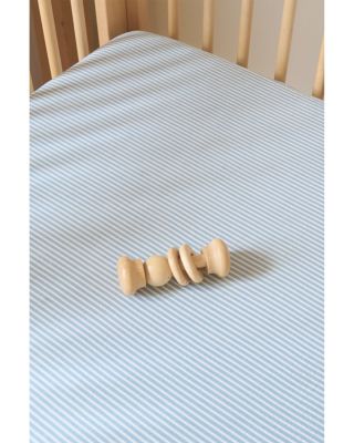 Pehr Unisex Seersucker Striped Crib Sheet