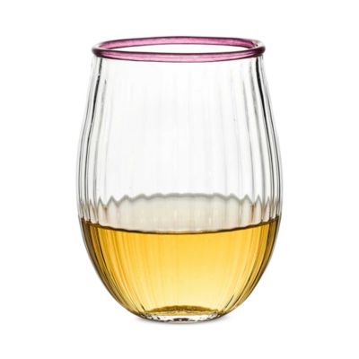 Nell Stemless Wine Glass - Watercress