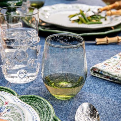 Provence Stemless Wine Glass - Basil