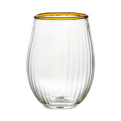 Nell Stemless Wine Glass - Watercress