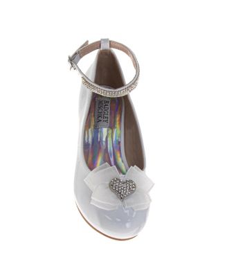 Girls' with Gemstones, Ribbon and Heart Dress Sandals - Toddler, Little Kid, Big Kid