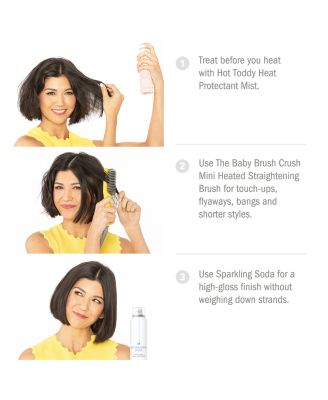 The Baby Brush Crush Mini Heated Straightening Brush