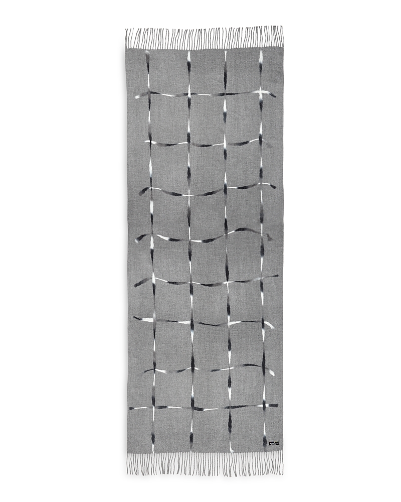 Fraas Punch Needle Windowpane Scarf