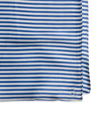 Gail Striped Silk Scarf