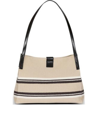  Small Release Shopper Bag in Canvas and Calfskin