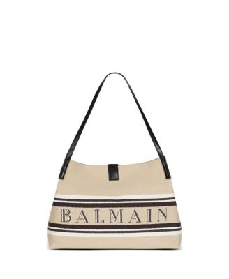  Medium Release Shopper Bag in Canvas and Calfskin