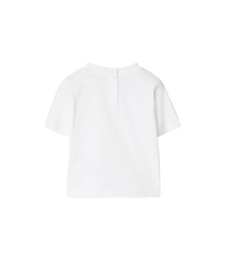  Check Trim Cotton T-shirt - Baby