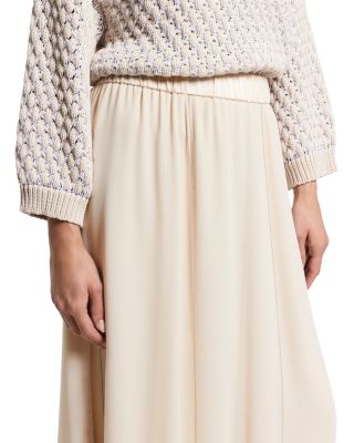 Paneled Pull On Skirt