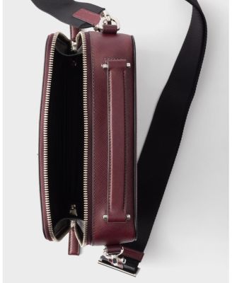  Brique Medium Saffiano Leather Bag