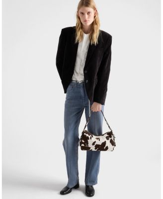 Aimee Medium Printed Leather Shoulder Bag