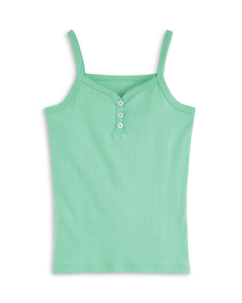 KatieJnyc Girls' Tween Hailey Henley Tank Top - Big Kid