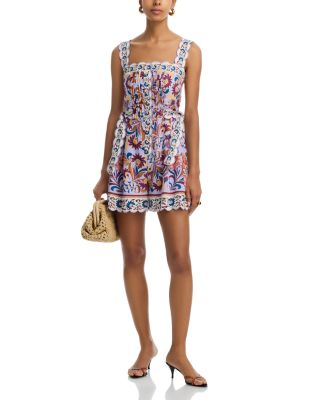 Flower Tiles Lilac Romper