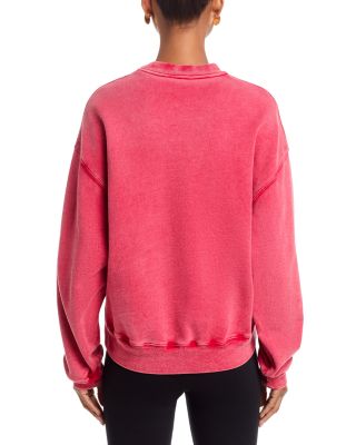 Paris New York Tumble Washed Brandy Pullover Sweatshirt