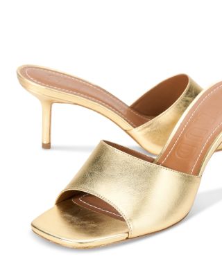 Women's Bea Metallic Leather Mules