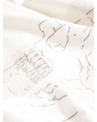 Raw Edge Skull Graphic T-Shirt