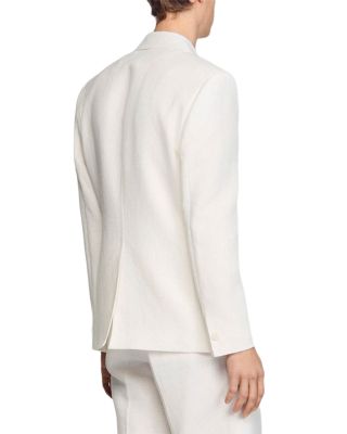 Double Breasted Linen Suit Jacket