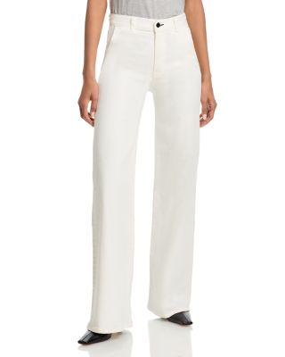 Brighton High Rise Trouser Jeans in Ivory