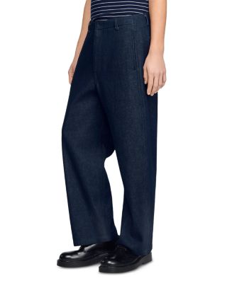 Raw Barrel Jeans in Navy Blue