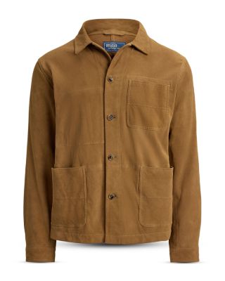 Suede Utility Work Jacket