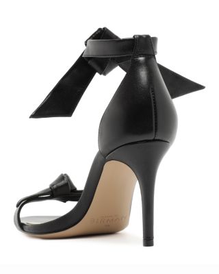 Women's Clarita Leather Bow High Heel Sandals
