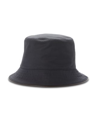 Logo Cotton Blend Bucket Hat