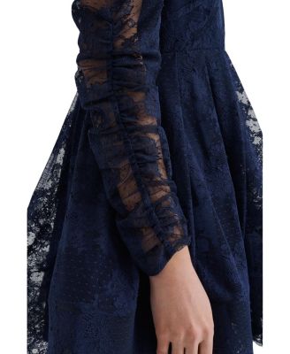 Leoni Lace Long Sleeve Mini Dress