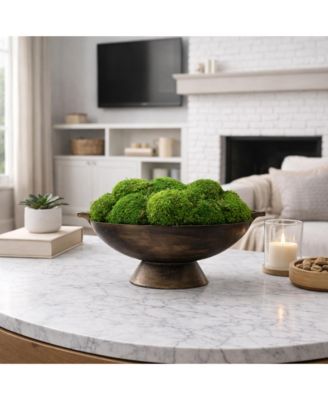 Moss Bronze Pedestal Bowl